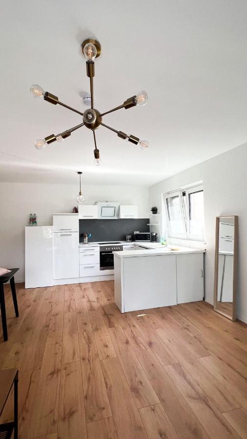 2 Zkb Apartment In Mannheim Kueche - Parken - Grosser Tv 외부 사진